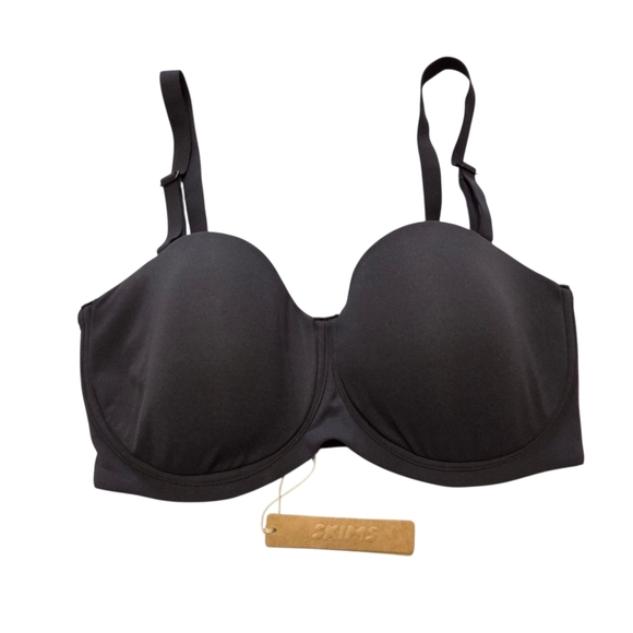 SKIMS FITS EVERYBODY Strapless Bra Onyx Black 34DD NWT - Picture 1 of 3